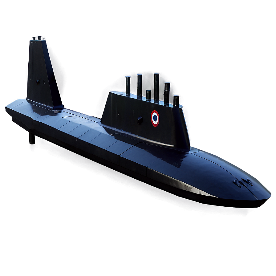 Stealth Military Submarine PNG 05252024 PNG with transparent background