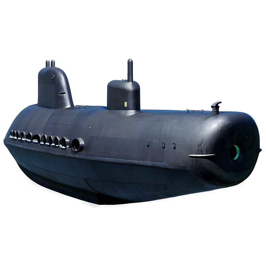 Stealth Military Submarine PNG 05252024 PNG with transparent background