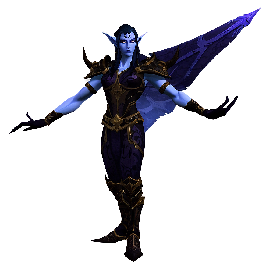 Stealthy Night Elf Png Dps78