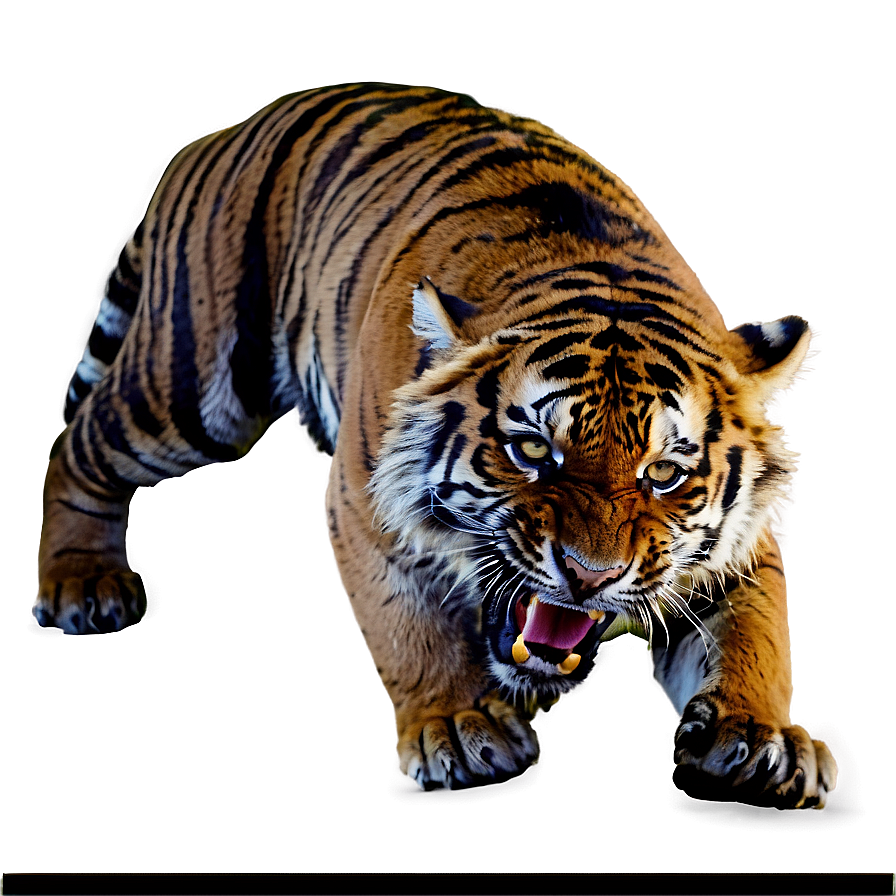 Stealthy Tiger Ambush Png 5