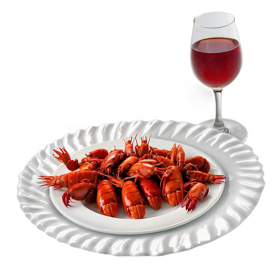 Steamed Crawfish Plate Png Xho