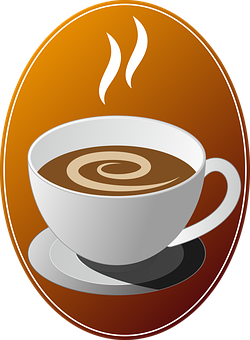 Steaming Coffee Cup Icon