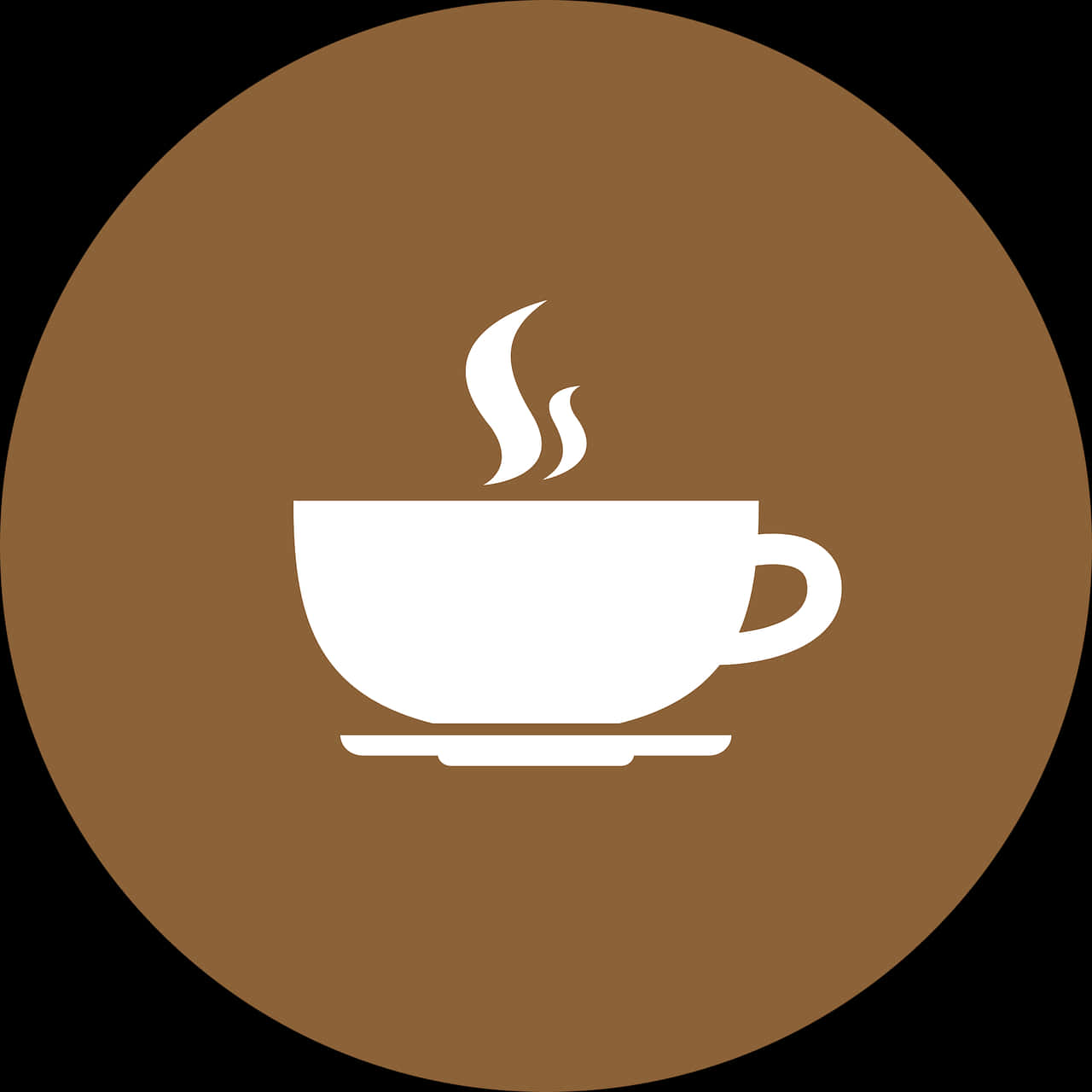 Steaming Coffee Cup Icon