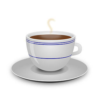 Steaming Coffee Cup Vector