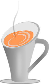 Steaming Coffee Cup Vector