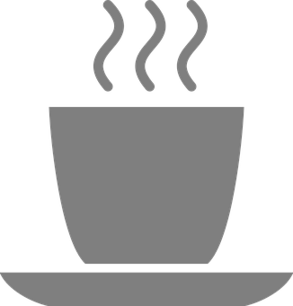 Steaming Coffee Mug Icon PNG image with a transparent background, free high-resolution download