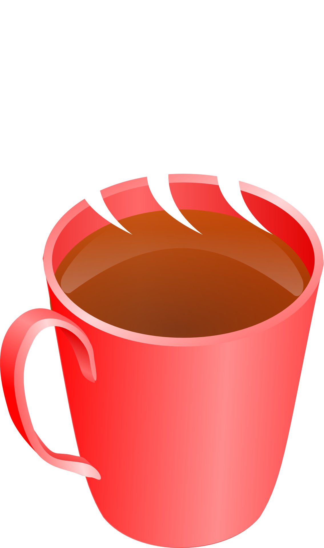Iced Tea Hot Chocolate Coffee Green Tea - Cartoon Cup Of Tea, HD Png Download PNG with transparent background