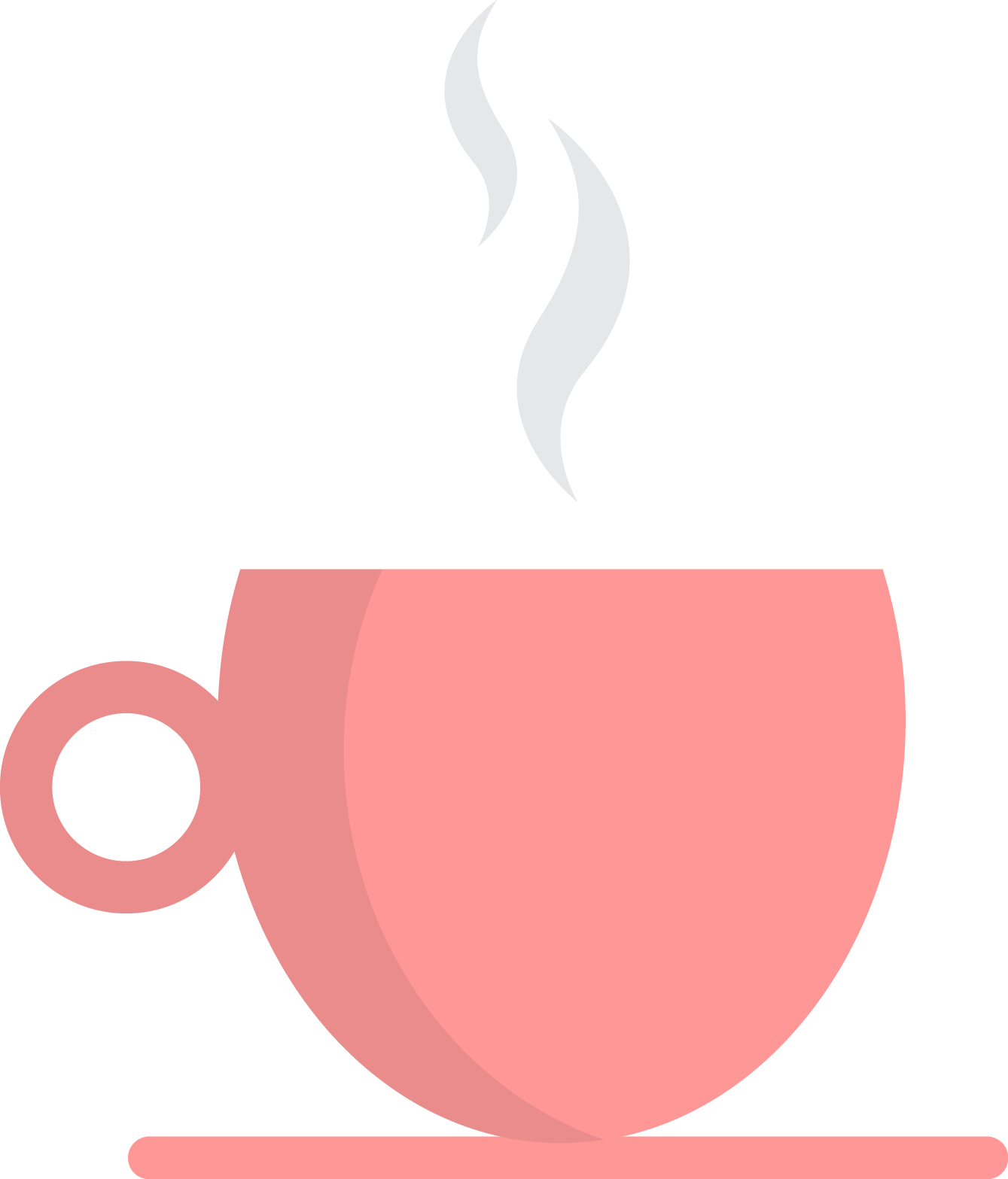 Vector Tea And Coffee Png Download - Pink Tea Cup Vector, Transparent Png PNG image with a transparent background, free high-resolution download