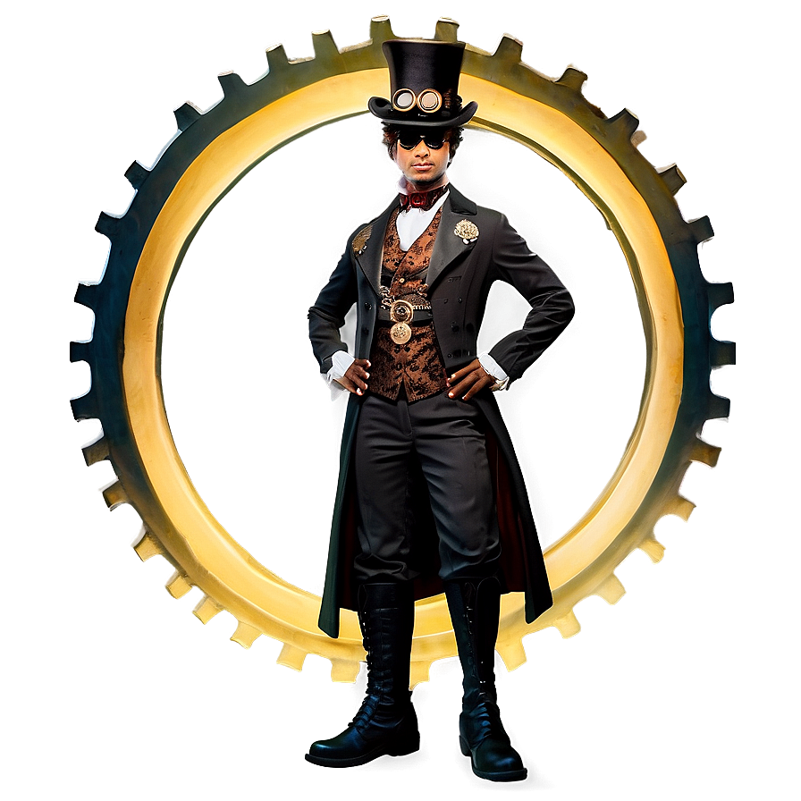 Steampunk Costume PNG 13 PNG with transparent background