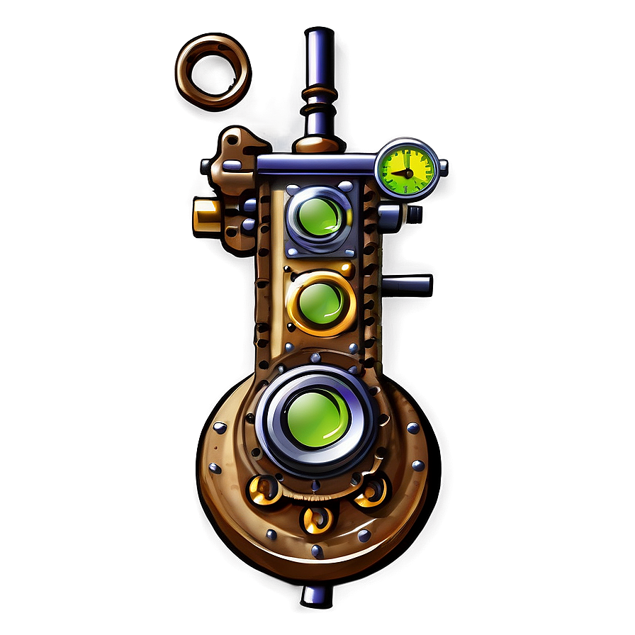 Steampunk Gadget Drawing Png 96