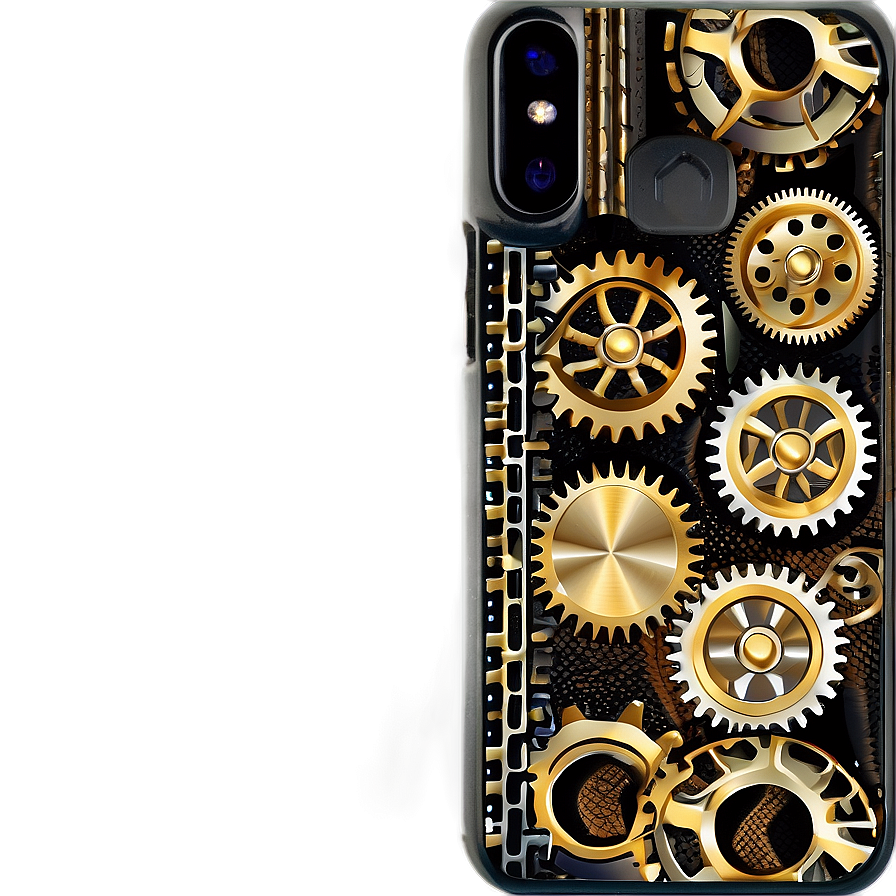 Steampunk Gears Phone Case Png 06122024