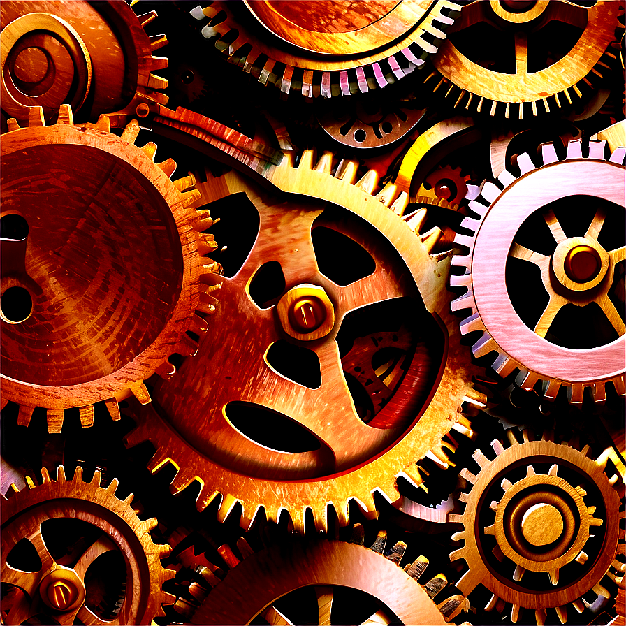 Steampunk Gears PNG sec89 PNG image with a transparent background, free high-resolution download