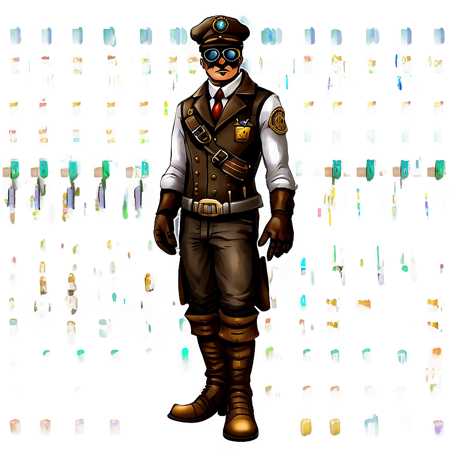 Steampunk Pilot PNG jhi94 PNG with transparent background