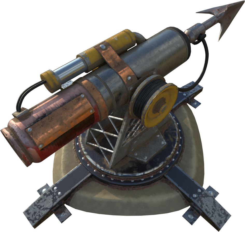 Render6 - Thumb - 00ef6383af69338373fdad - Harpoon - Harpoon Cannon, HD Png Download PNG image with a transparent background, free high-resolution download