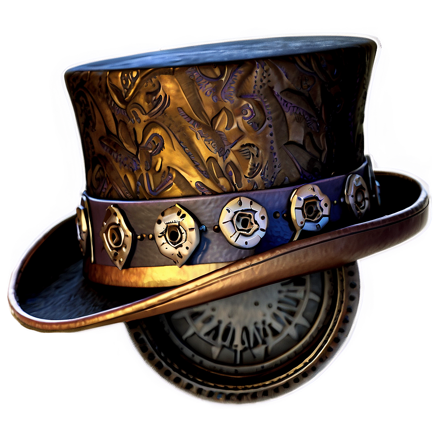 Steampunk Top Hat PNG 05042024 PNG with transparent background