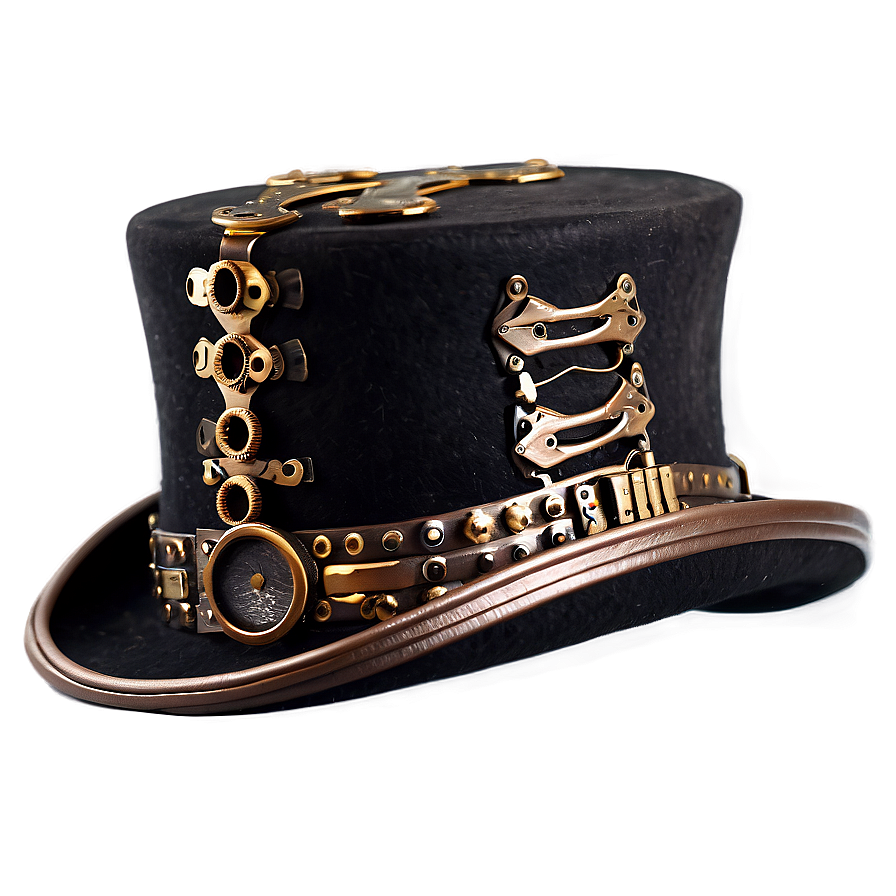 Steampunk Top Hat PNG mco24 PNG with transparent background