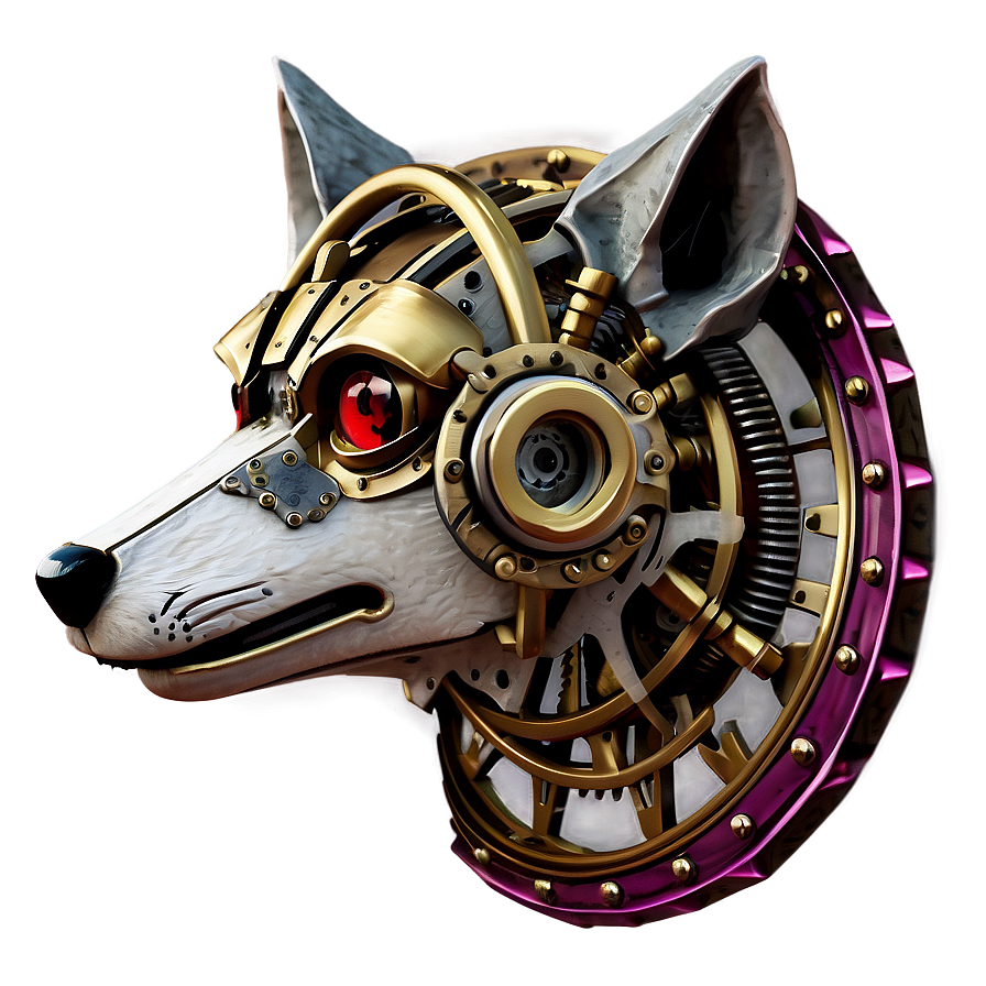 Steampunk Wolf Head Gadget Png Gpa