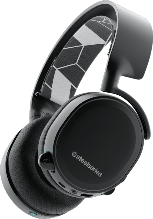 Steel Series Black Wireless Headset