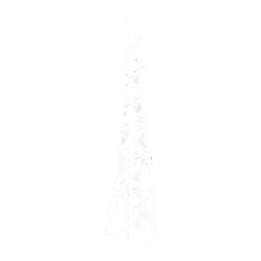 Steel Structure Cell Tower PNG 06212024 PNG image with a transparent background, free high-resolution download