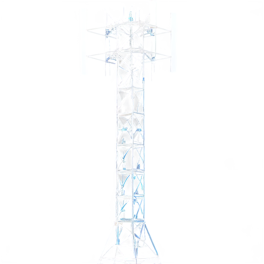 Steel Structure Cell Tower PNG tsx68 PNG image with a transparent background, free high-resolution download