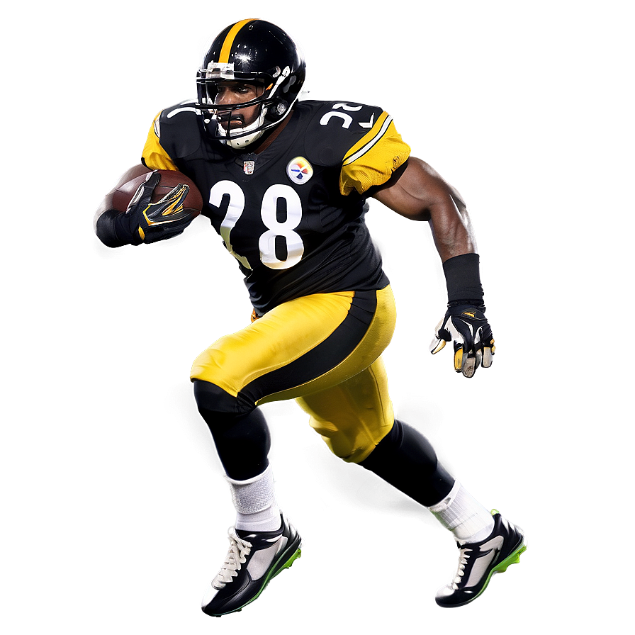 Steelers Football Player PNG 05212024 PNG with transparent background