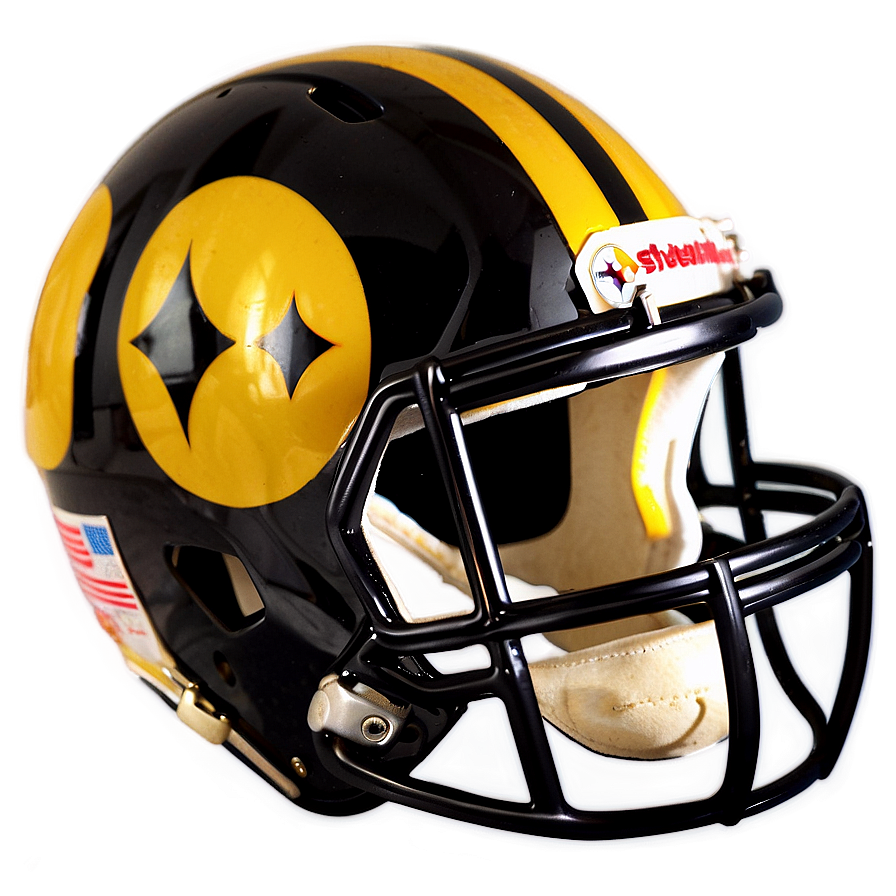 Steelers Helmet For Display Png 06282024