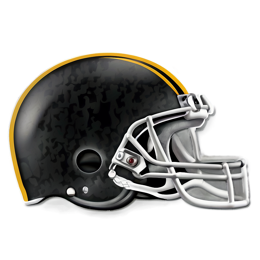 Steelers Helmet With Shadow Png Fhi