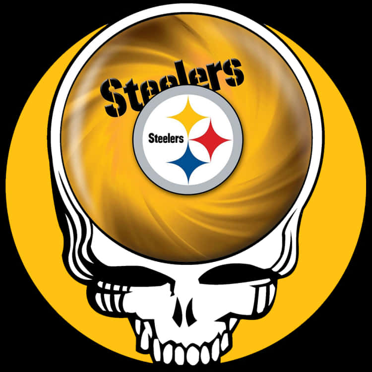 Steelers Skull Logo Mashup