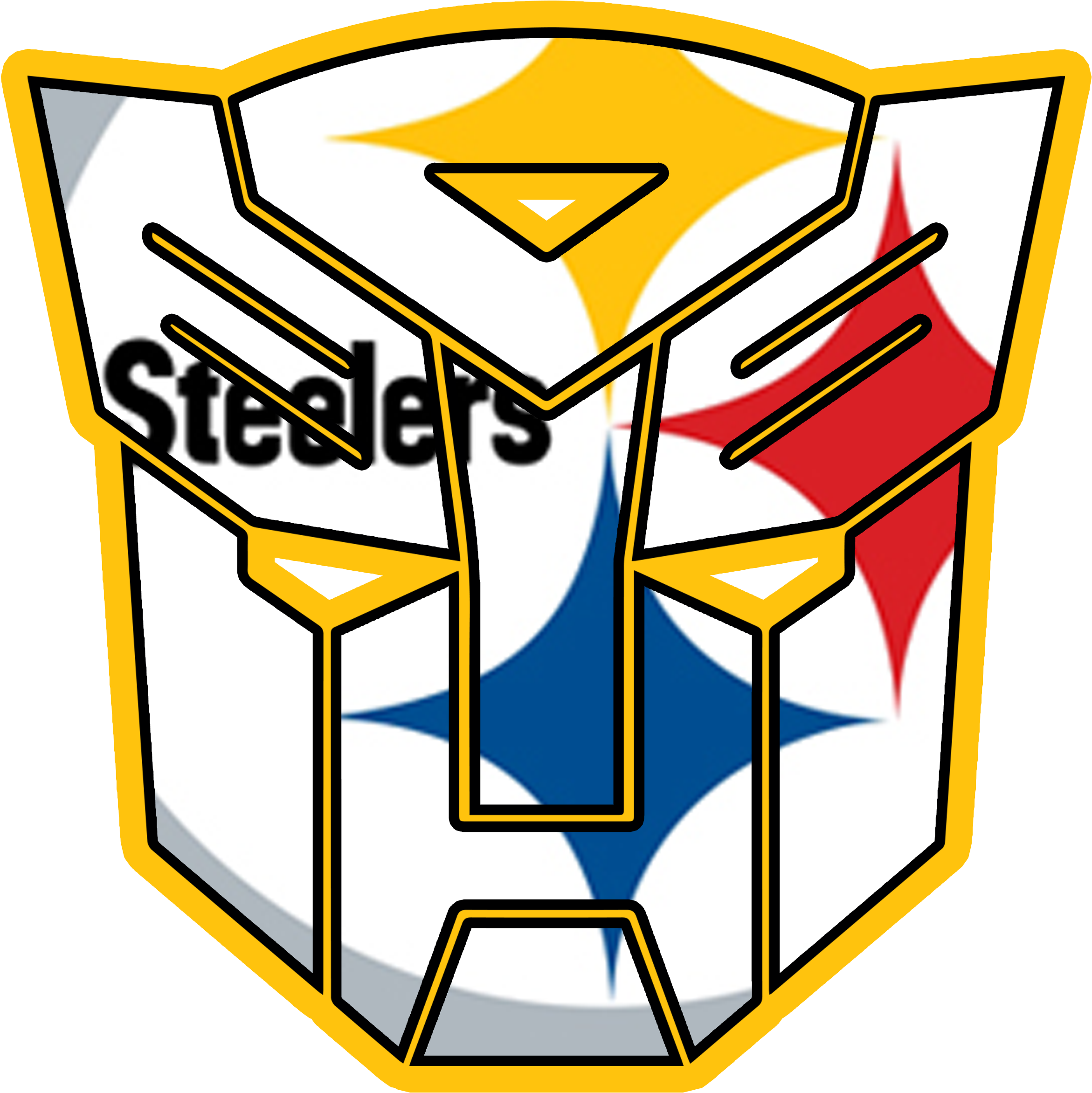 Steelers Transformers Mashup Logo