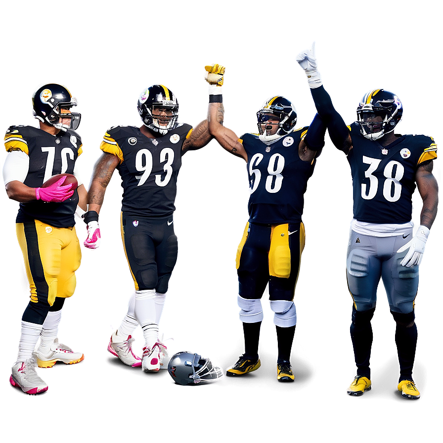 Steelers Victory Celebration PNG qsa66 PNG with transparent background
