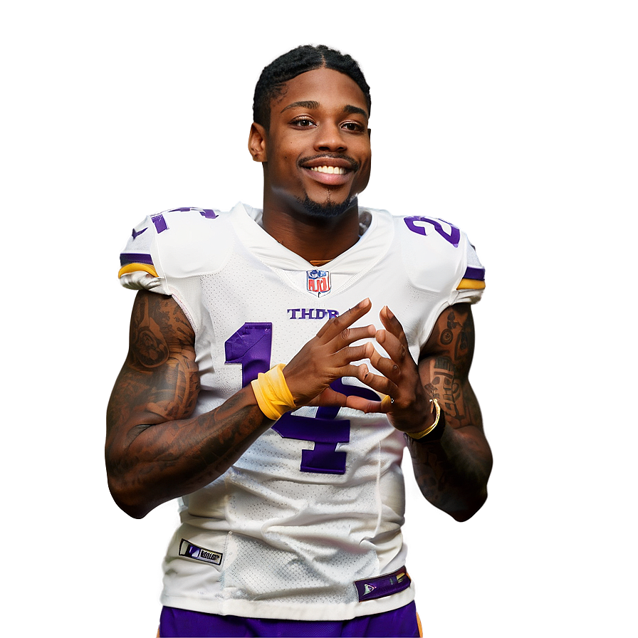 Stefon Diggs Animated Celebration Png Iru