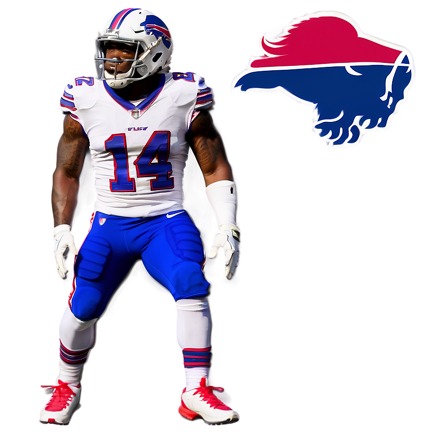 Stefon Diggs Buffalo Bills Uniform Png Guf86