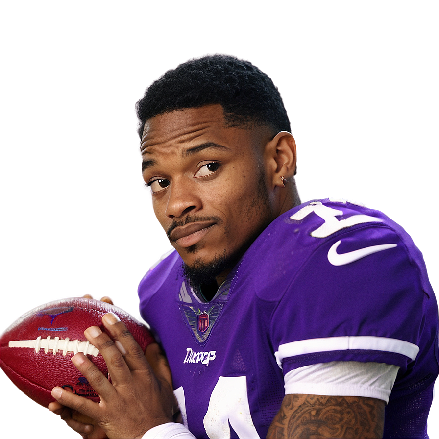 Stefon Diggs Deep Thought Png 40