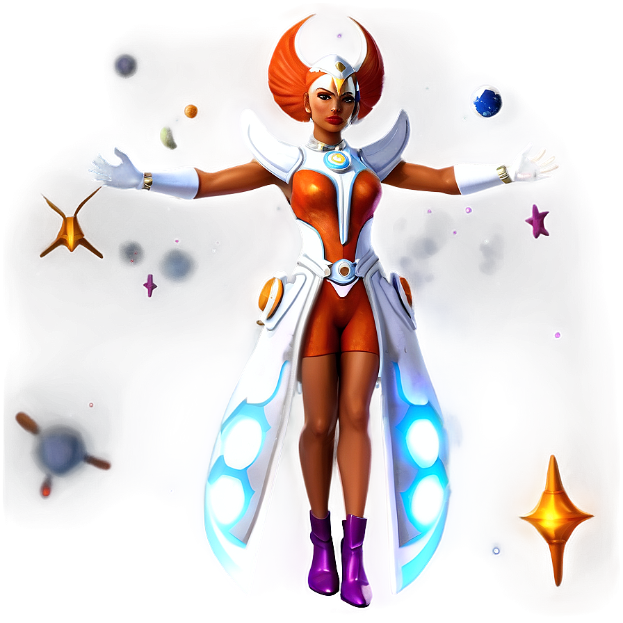 Stellar Space Goddess Png 8