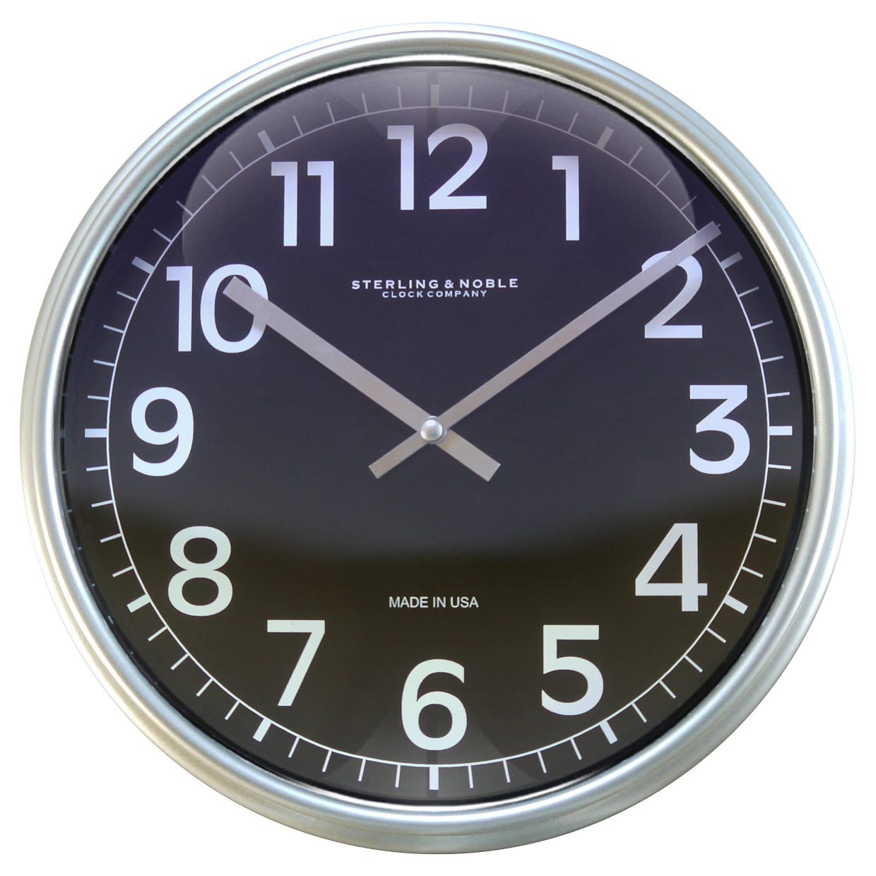 Sterling Noble Wall Clock 1240x1240 PNG image with a transparent background, free high-resolution download