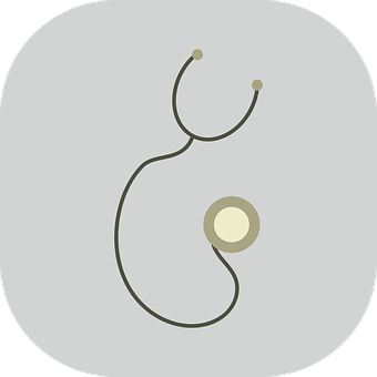 Stethoscope Icon Graphic PNG image with a transparent background, free high-resolution download