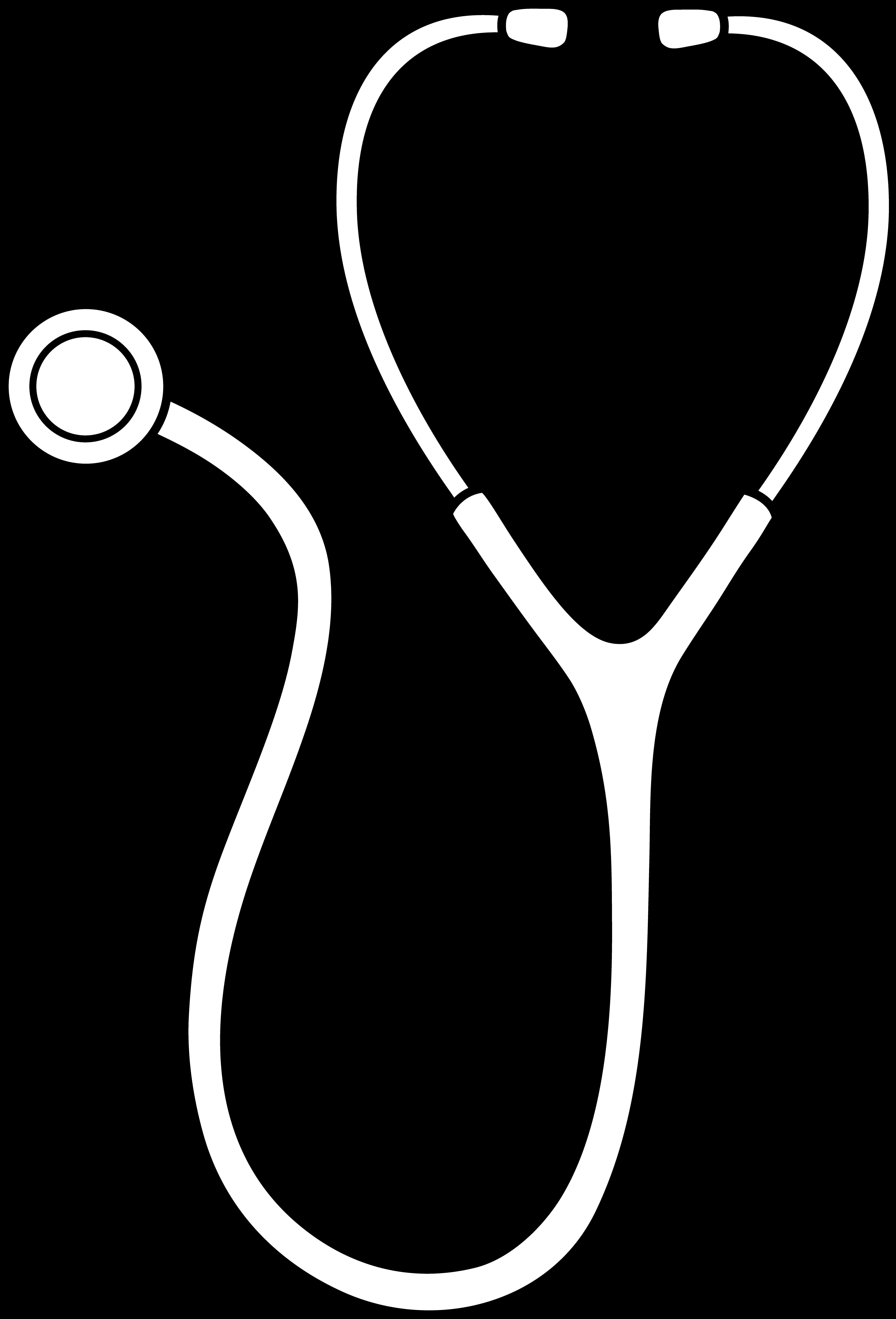 Stethoscope Silhouette Graphic