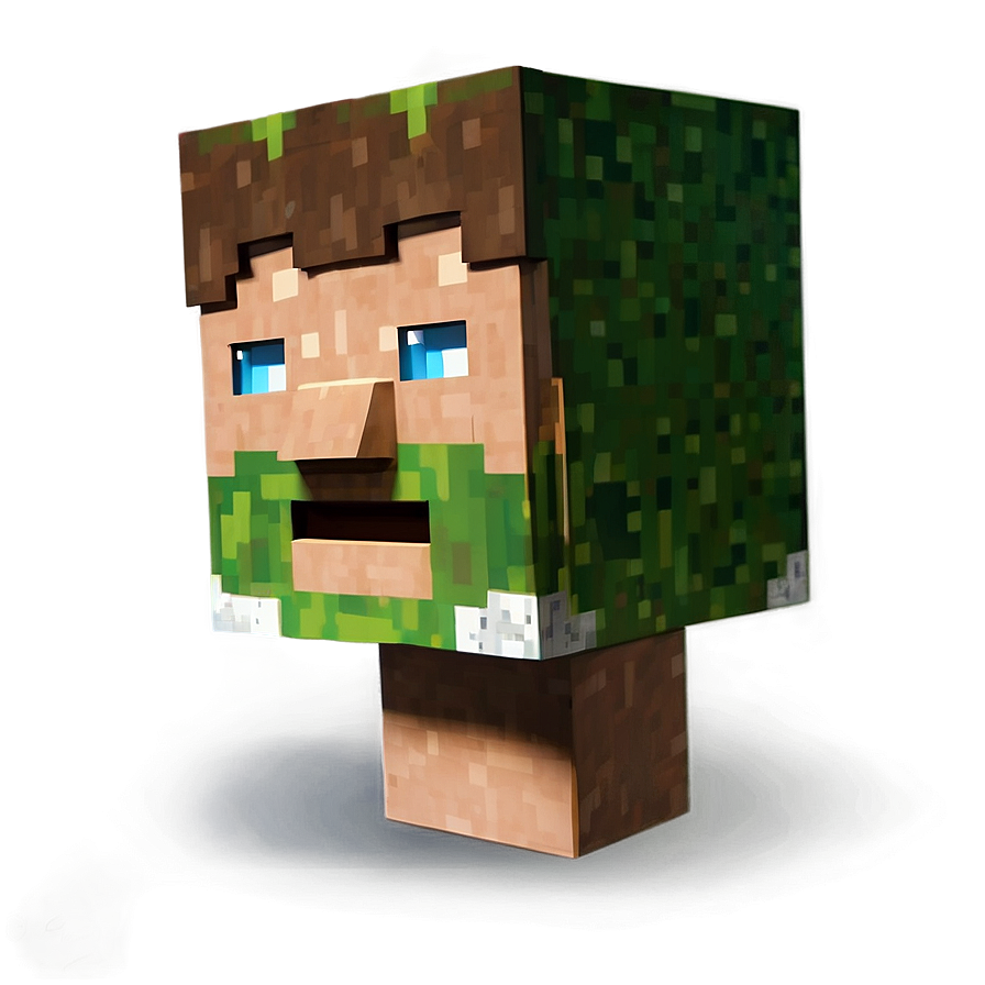 Steve From Minecraft Head Png 98