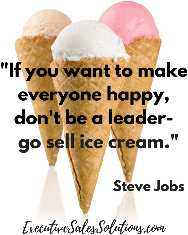 Steve Jobs Ice Cream Leadership Quote