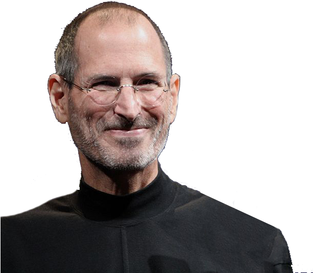 Steve Jobs Smiling Portrait