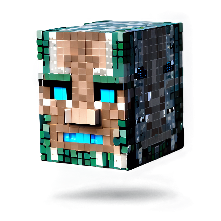 Steve Minecraft Exploration Head Png 06282024