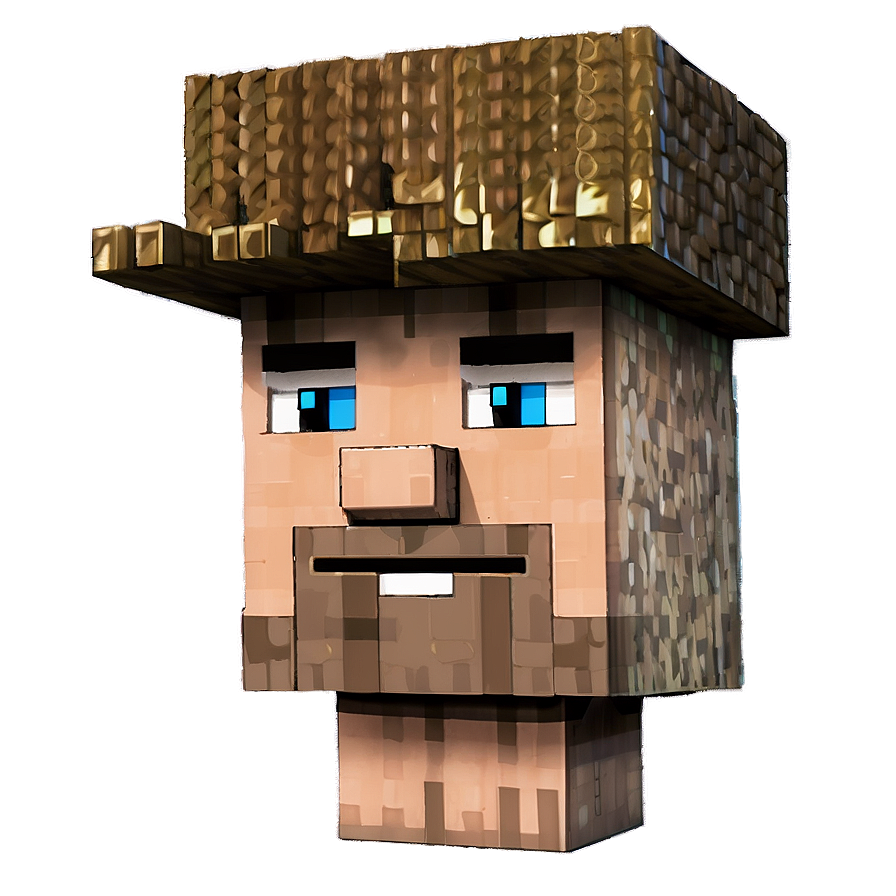 Steve's Minecraft Adventure Head Png 73