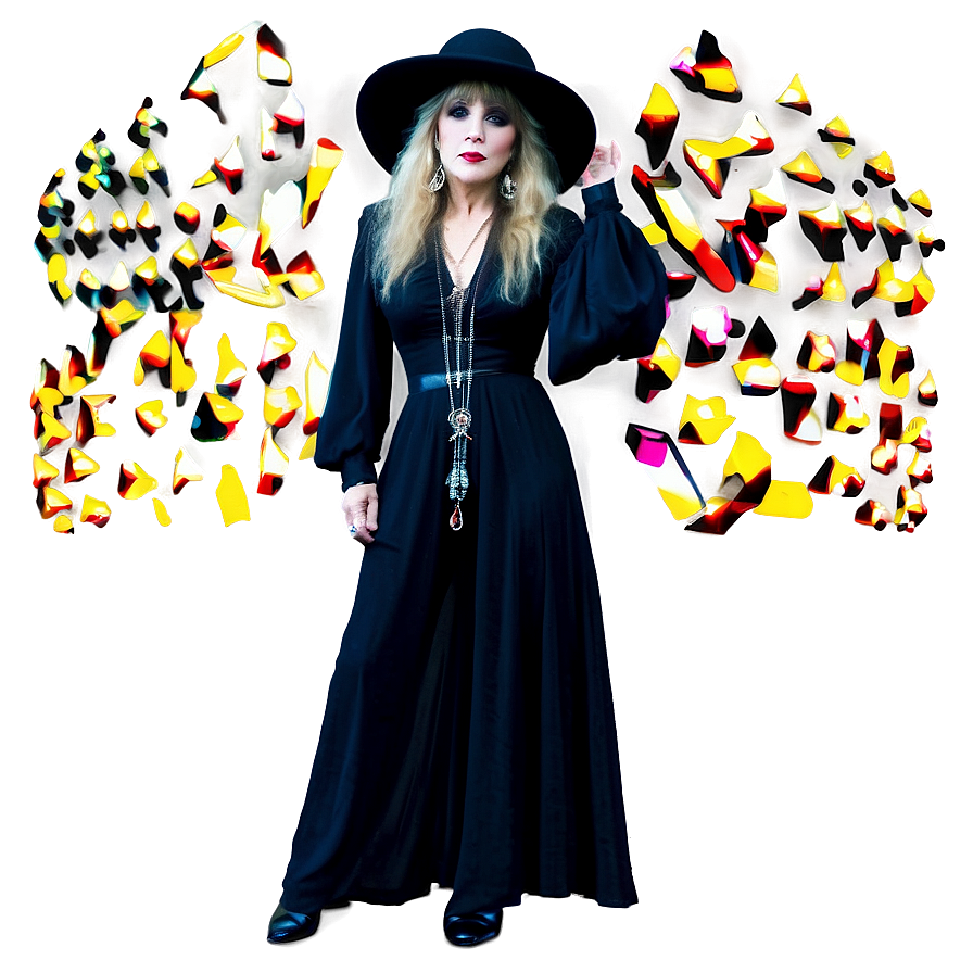 Stevie Nicks 80s Look Png 06252024