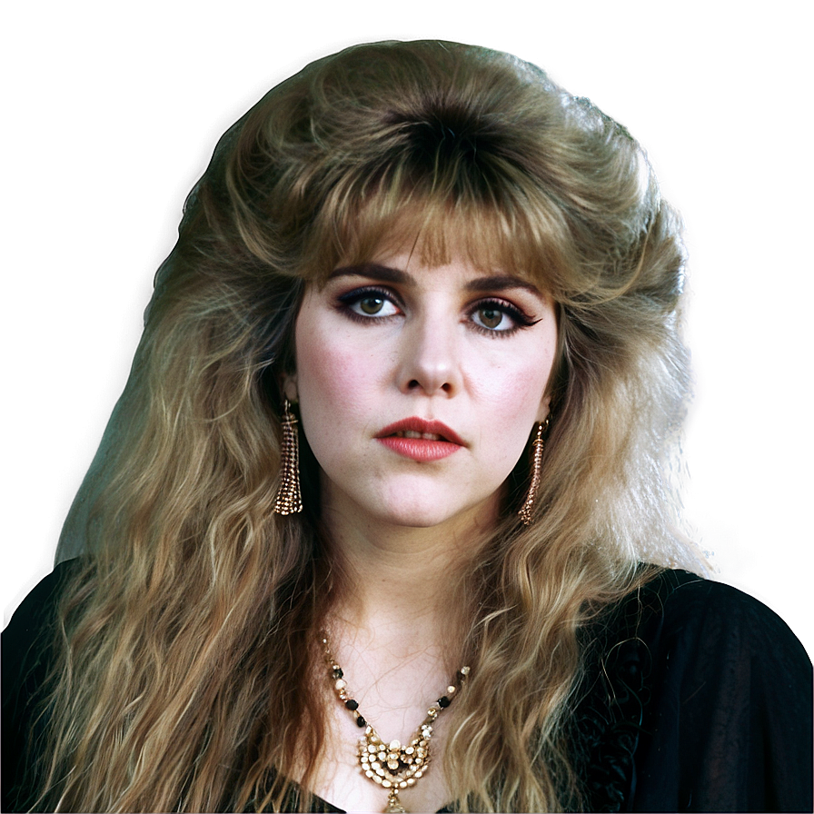 Stevie Nicks 80s Look Png Mdl88