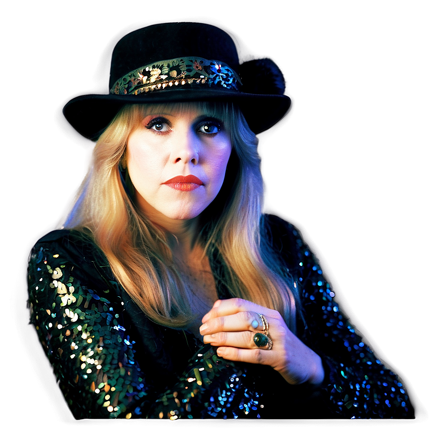 Stevie Nicks In Sequins Png Fes52