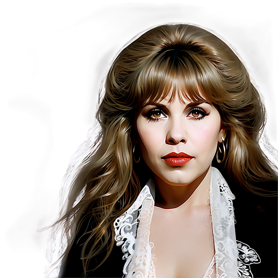 Stevie Nicks Portrait Png Hsg76