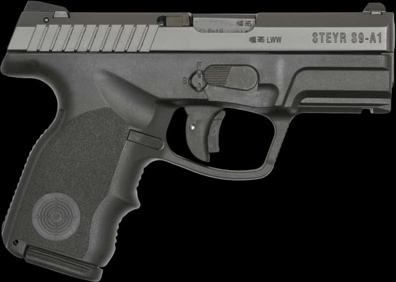 Steyr S9 A1 Pistol PNG with transparent background