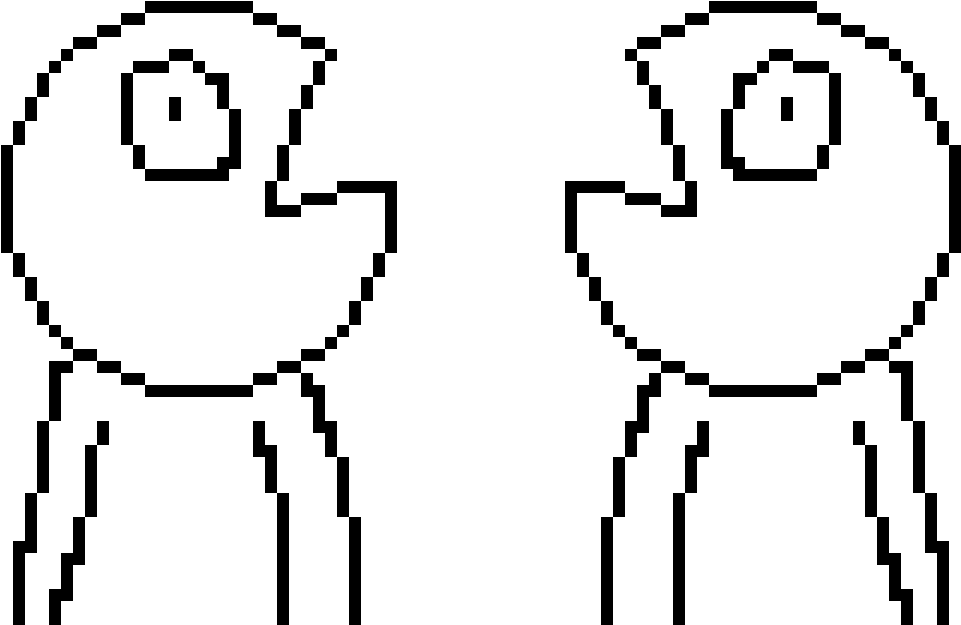 Stick Figure Conversation PNG with transparent background