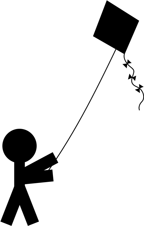 Person Flying A Kite , Png Download - Person Flying A Kite, Transparent Png PNG with transparent background