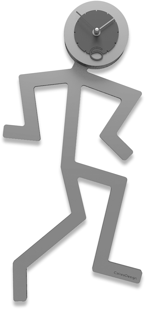 Stick Figure Pizza Cutter Design PNG with transparent background